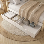 Lit Cabane avec rangement – Design Scandinave
