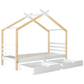 Lit Cabane avec rangement – Design Scandinave